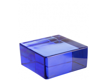 Скляна цегла Vetropieno Blue Quadrato