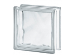 Склоблок Seves Clear 1919/8 Wave 190х190х80 Прозорий Безколірний