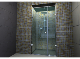 Стеклянная душевая перегородка Marcella Monte