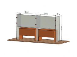 Защитная конструкция GlassScreen Tutti Защитная конструкция GlassScreen Tutti