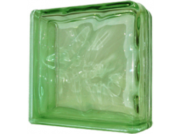 Торцевой стеклоблок GREEN 1908/W Double End
