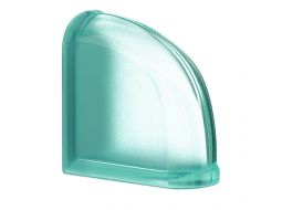 Стеклоблок Mini MINT CURVED END