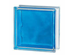 Стеклоблок цветной  Brilly 1919/8 Wave Blue Стеклоблок цветной  Brilly 1919/8 Wave Blue