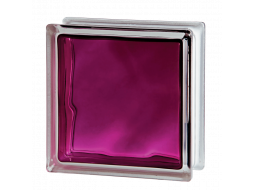 Стеклоблок цветной Brilly 1919/8 Wave Ruby Стеклоблок цветной Brilly 1919/8 Wave Ruby