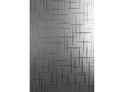 Стекло с узором "Лабиринт" Белое 