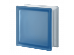 Матовый стеклоблок  фиолетовый "Гладкий" Q19T