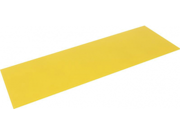 Полиця скляна жовта прямокутна